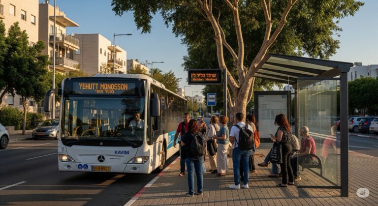 🚌 נעים בסופ"ש – פתרון נוח ומהיר מבית יהוד מונוסון ותל אביב