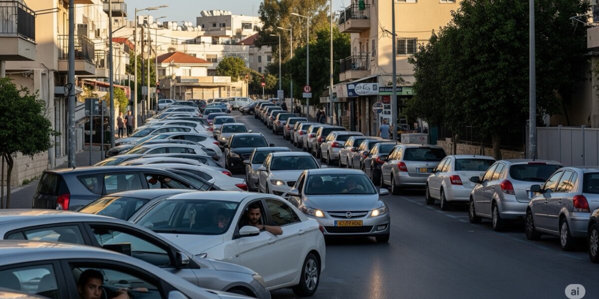 מצוקת החניה ביהוד-מונוסון: בין כלי הרכב הרבים לרכבים הנטושים