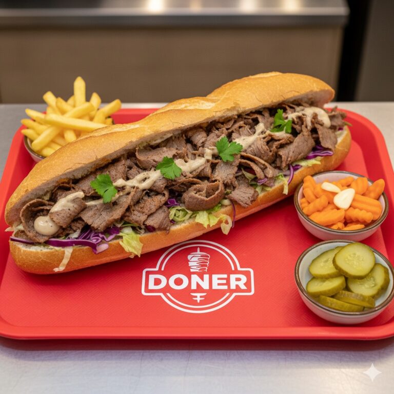 ‏אילוסטרציה AI שווארמה דונר יהוד