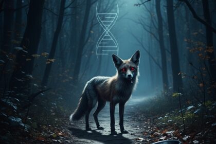 אילוסטרציה ai כלבת