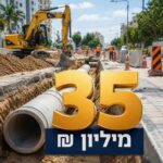 ‏אילוסטרציה AI - 35,000,000 שקלים לתשתיות ביהוד מונוסון